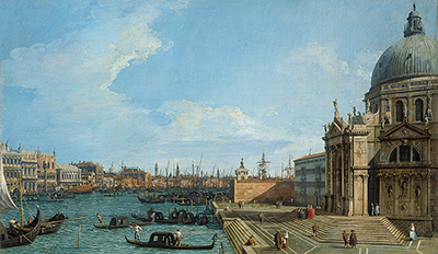 The Grand Canal and the Church of the Salute Canaletto